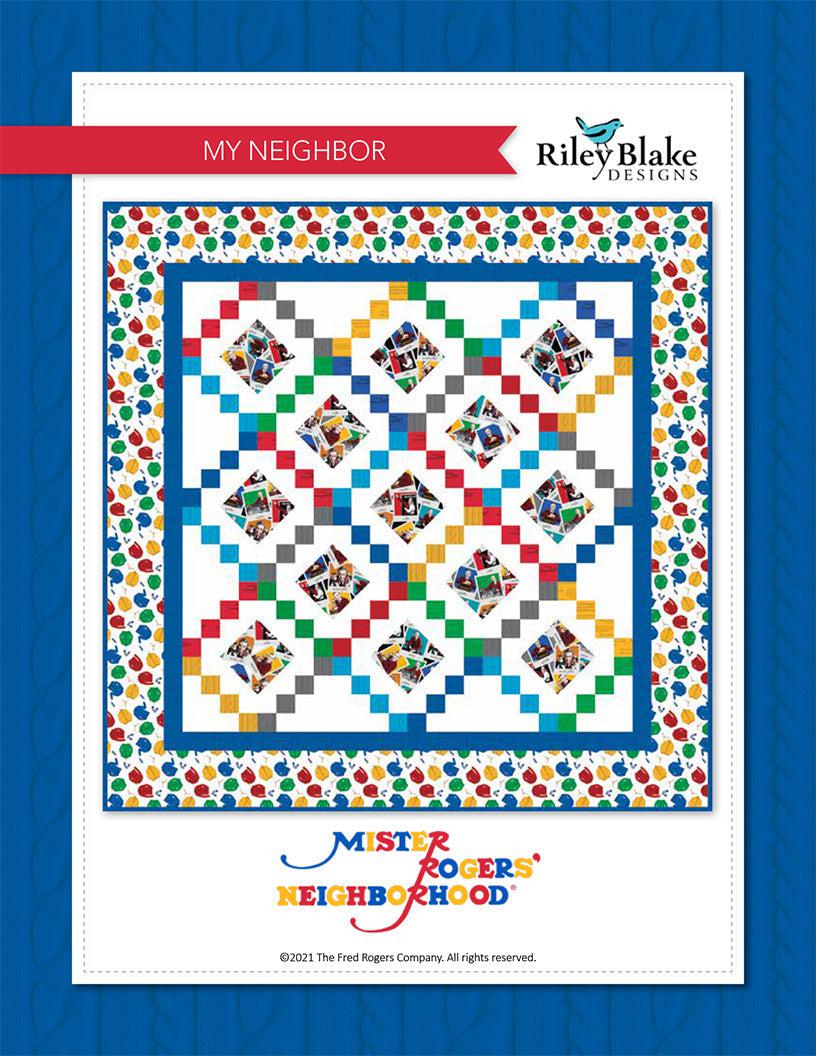 Mister Rogers Neighborhood Patchwork Quilt Pattern - Free Digital Download-Riley Blake Fabrics-My Favorite Quilt Store