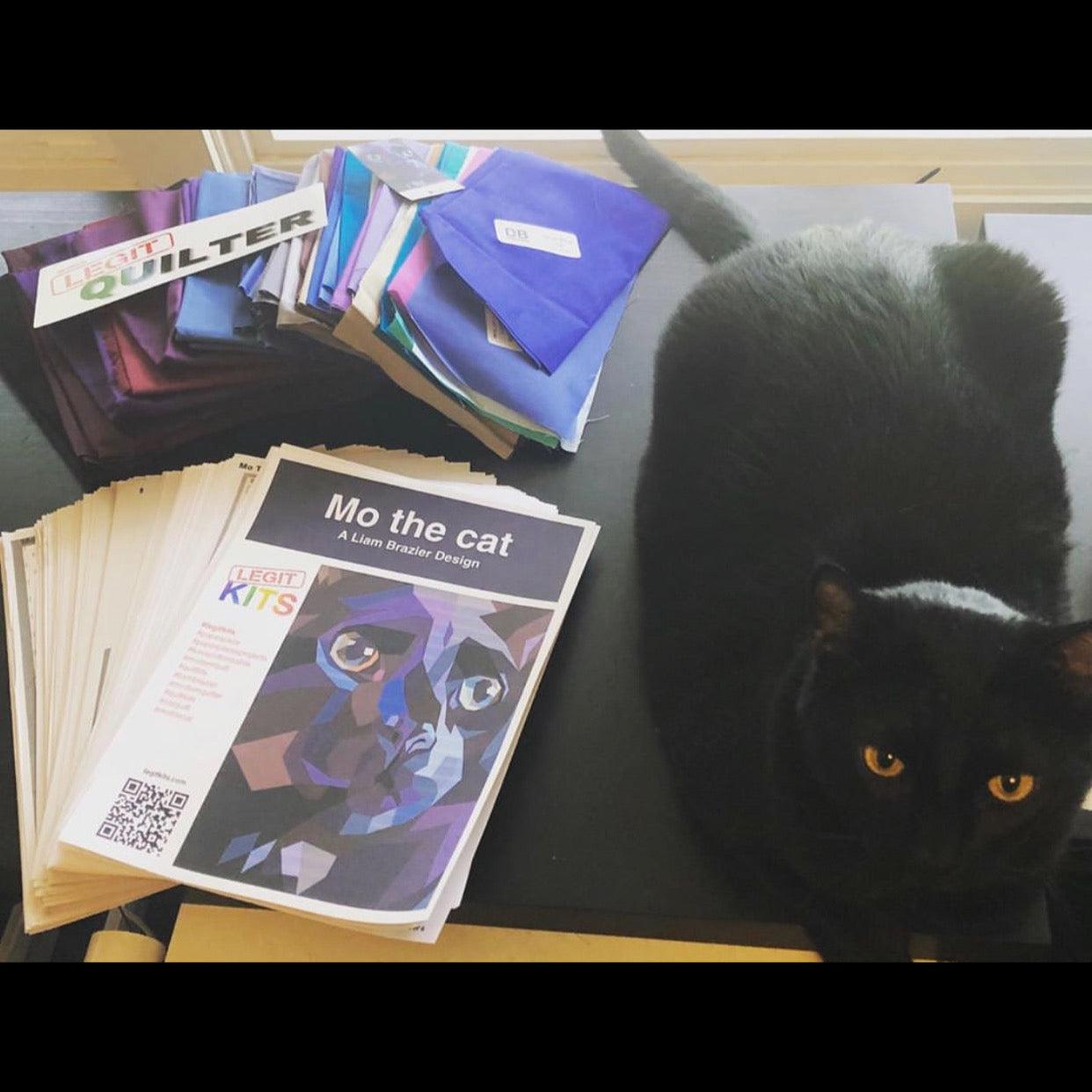 Mo the Cat Quilt Kit-Legit Kits-My Favorite Quilt Store