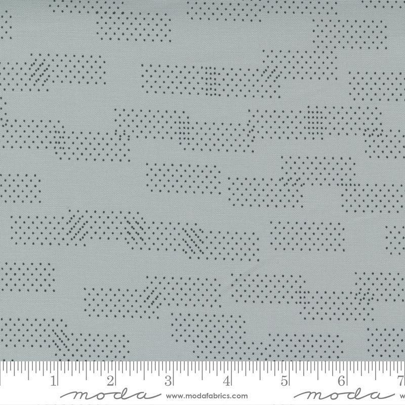 Modern BG Even More Zen Grey Washi Dot Fabric – End of Bolt – 28″ × 44/45″-Moda Fabrics-My Favorite Quilt Store