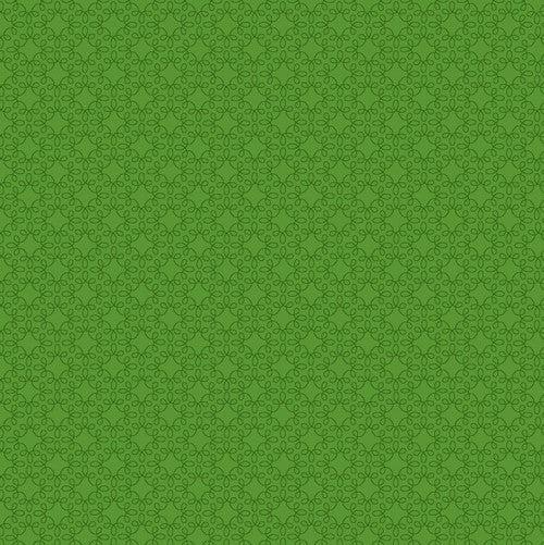 Modern Melody Basics Grass Green Fabric-Henry Glass Fabrics-My Favorite Quilt Store