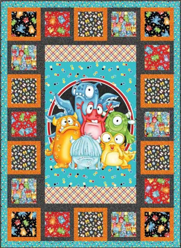 Monster'ocity Quilt 1 Pattern - Free Digital Download-Henry Glass Fabrics-My Favorite Quilt Store