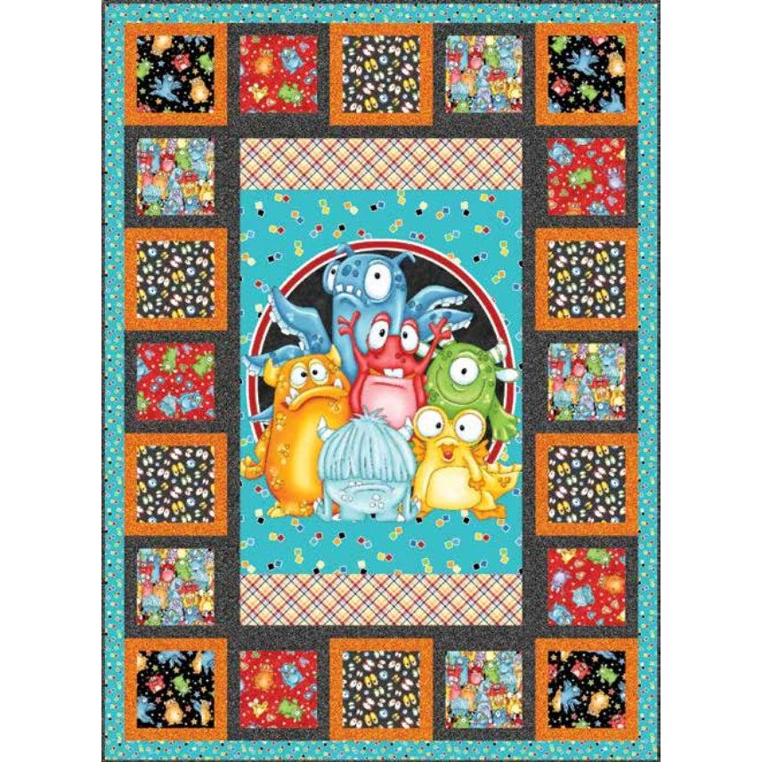 Monster'ocity Quilt 1 Pattern - Free Digital Download-Henry Glass Fabrics-My Favorite Quilt Store