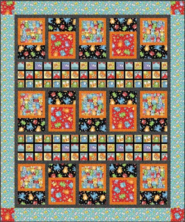 Monster'ocity Quilt 2 Pattern - Free Digital Download-Henry Glass Fabrics-My Favorite Quilt Store