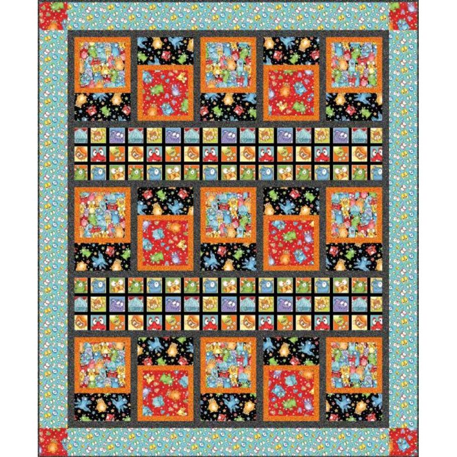 Monster'ocity Quilt 2 Pattern - Free Digital Download-Henry Glass Fabrics-My Favorite Quilt Store