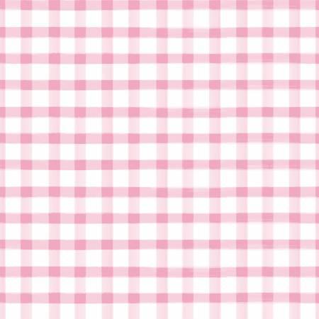 Monthly Placemats 2 Pink Gingham Fabric