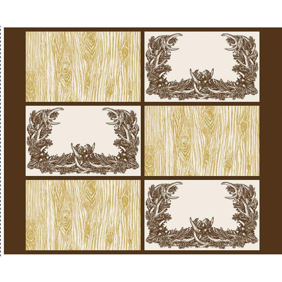 Monthly Placemats 2 September Brown Sparkle Placemat Panel 35 1/2"