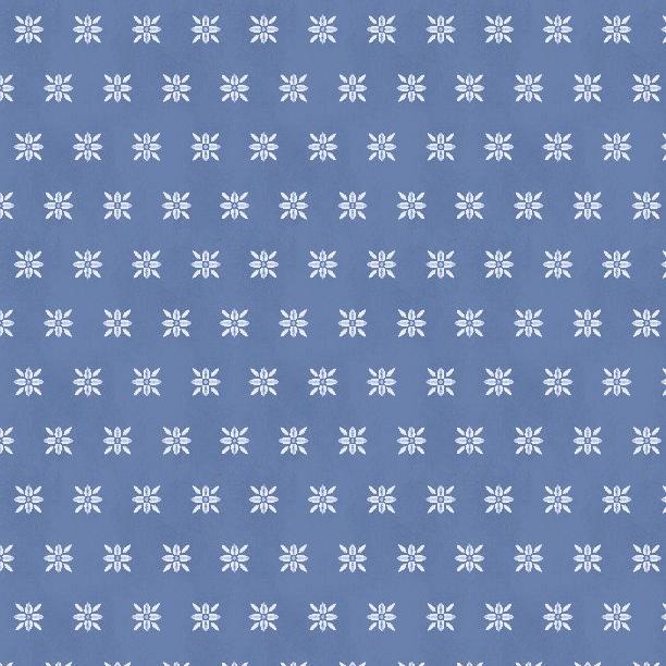 Morning Blooms Blue Ditzy Fabric