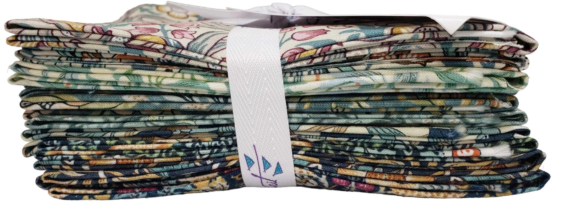 Morris & Co. Leafyboughs Fat Quarter Bundle-Free Spirit Fabrics-My Favorite Quilt Store