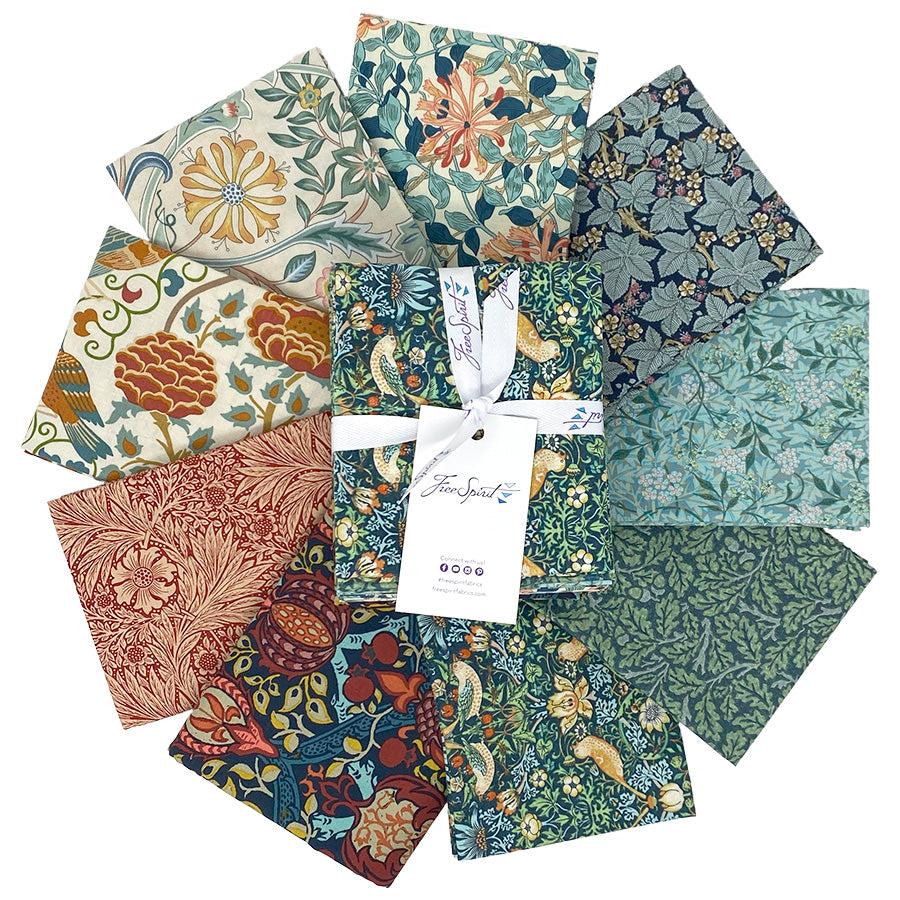 Morris and Co. Spark Pack Fat Quarter Bundle-Free Spirit Fabrics-My Favorite Quilt Store