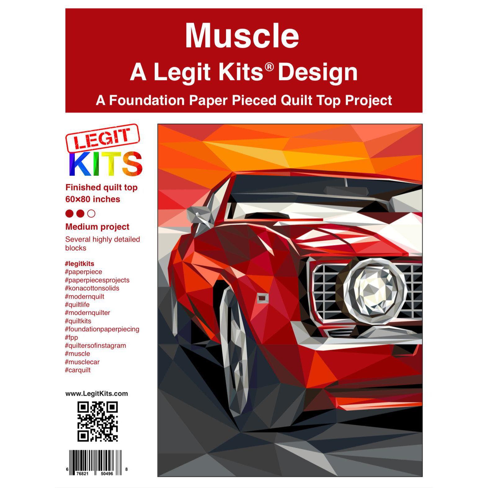 Muscle Pattern-Legit Kits-My Favorite Quilt Store