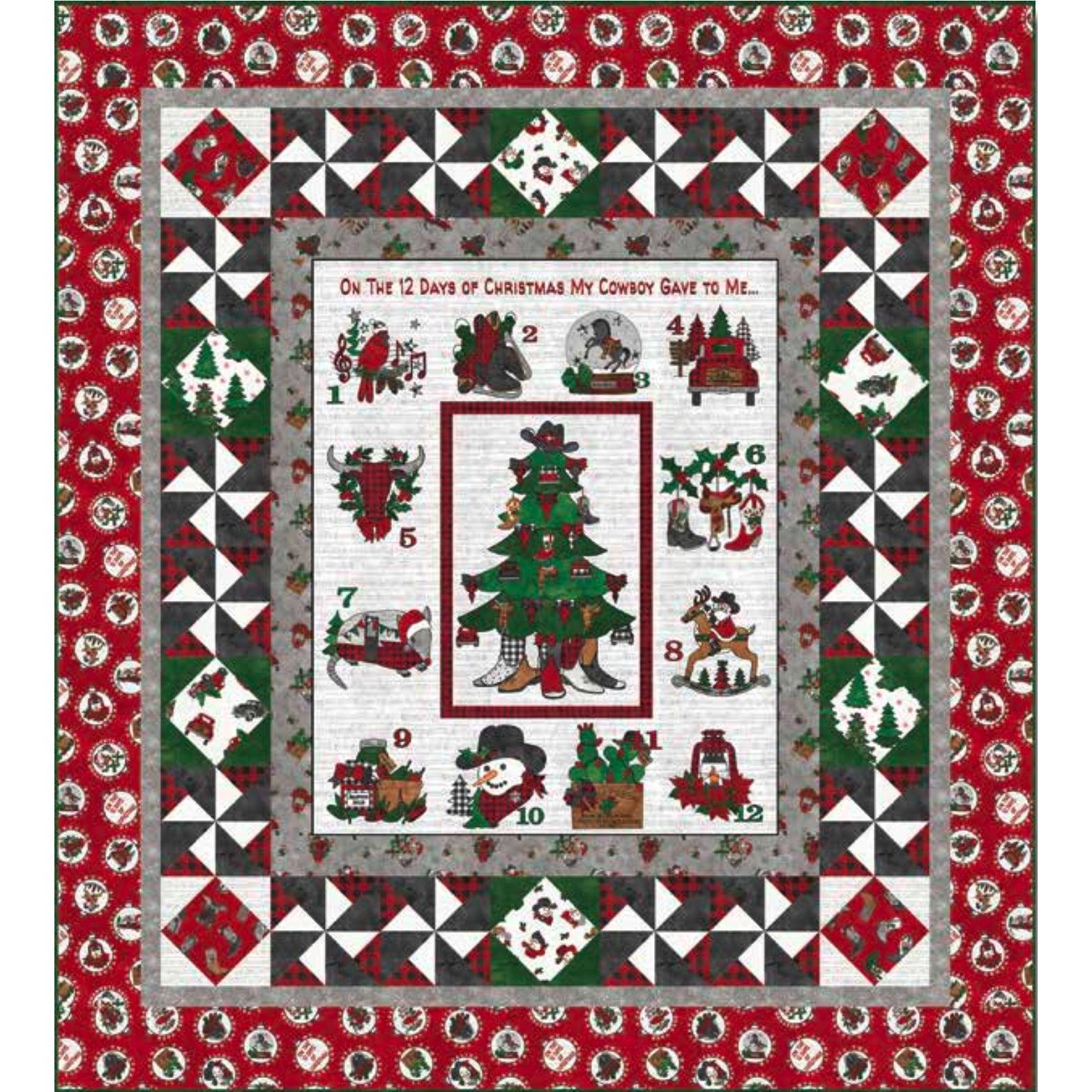 My Cowboy Gave to Me Quilt Pattern - Free Digital Download-Blank Quilting Corporation-My Favorite Quilt Store
