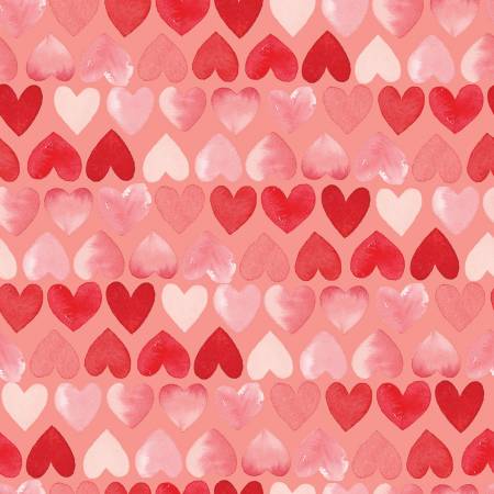 Riley Blake All My Heart Valentine Greetings Patch Panel 24 Panel