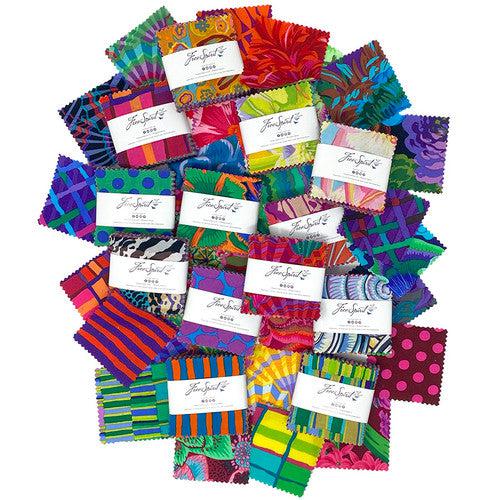 Mystery Kaffe Fassett Collective 2 1/2" Mini Charm-Free Spirit Fabrics-My Favorite Quilt Store