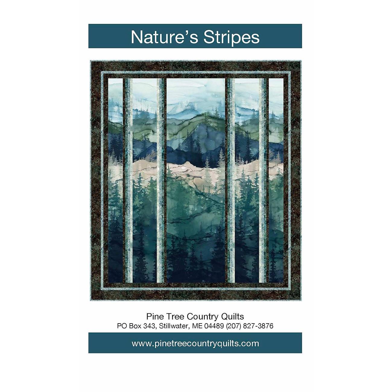 Nature’s Stripes Quilt Pattern-Pine Tree Country Quilts-My Favorite Quilt Store
