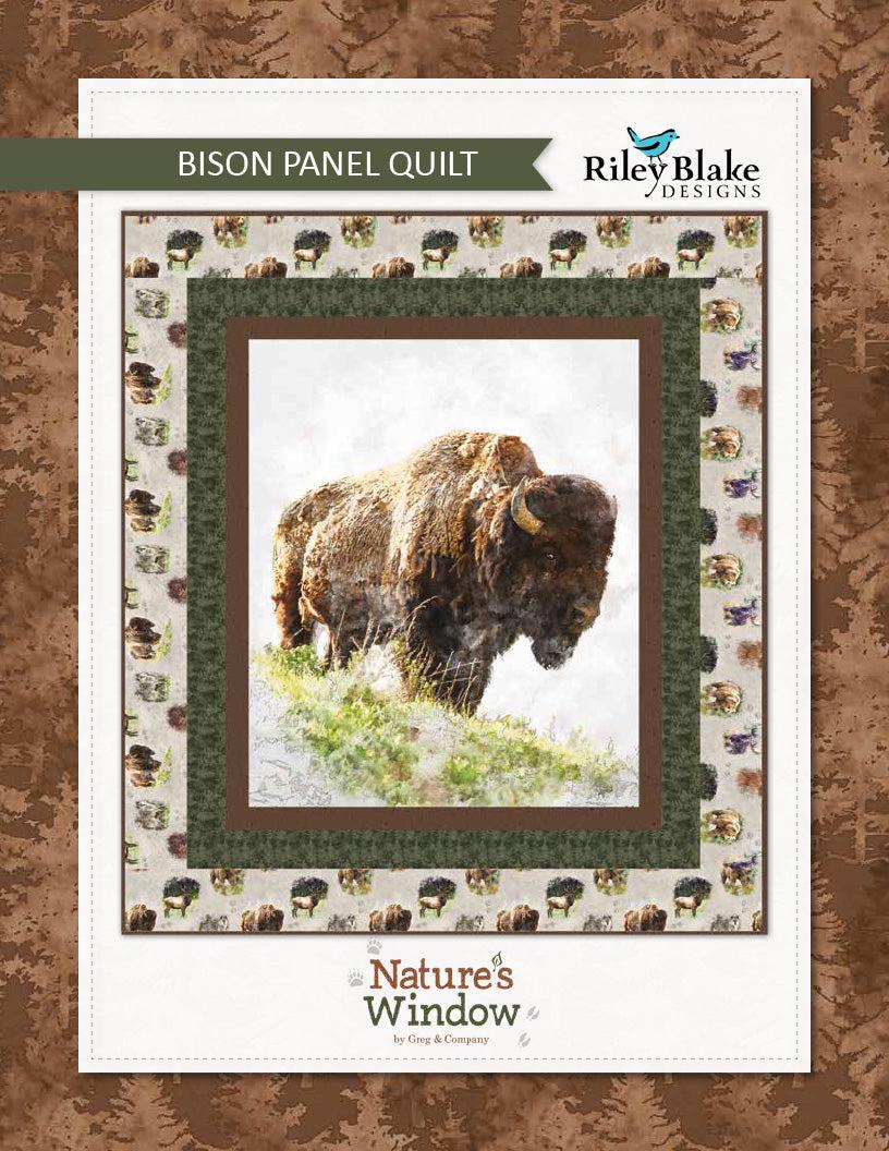 Natures Window Bison Panel Quilt Pattern - Free Digital Download-Riley Blake Fabrics-My Favorite Quilt Store