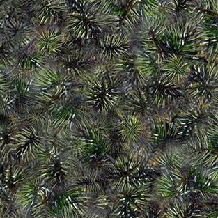 Naturescapes First Light Green Pine Needles Fabric