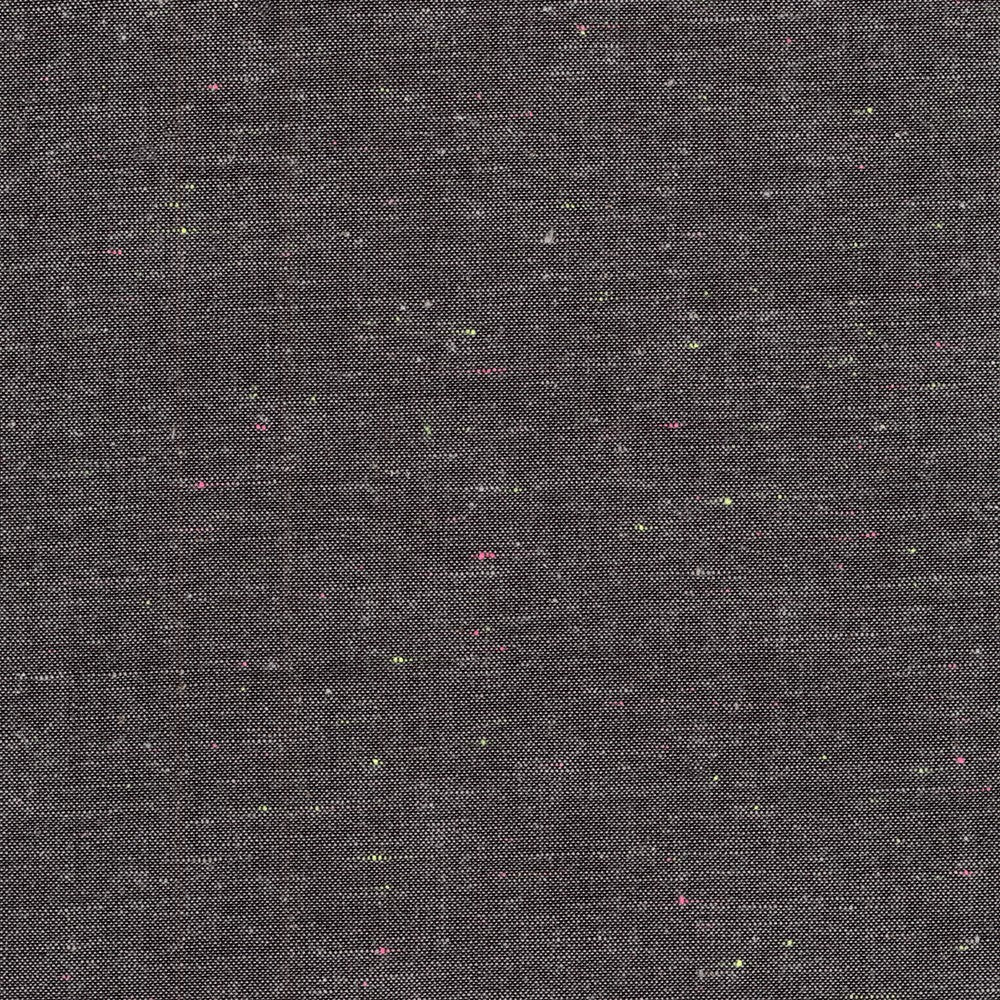 Neon Neppy Charcoal Denim Texture Fabric-Robert Kaufman-My Favorite Quilt Store