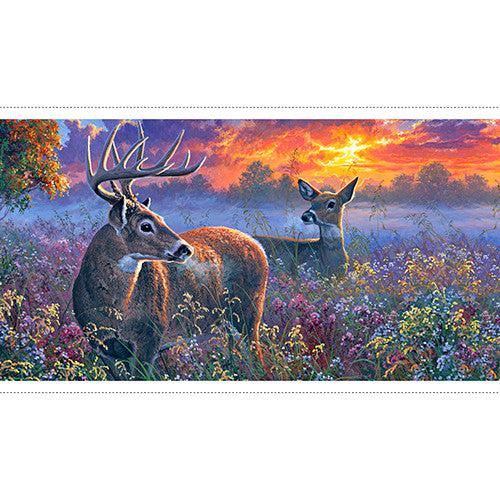 New Beginnings Multi Wild Enchantment Digital Print 24" Panel