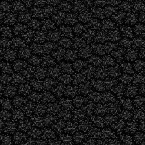 No Tricks, Just Treats Black Dot Texture Fabric