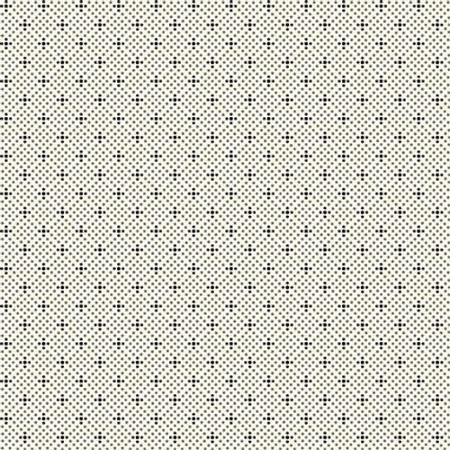 No Tricks, Just Treats Cream Cross Dots Fabric-Henry Glass Fabrics-My Favorite Quilt Store