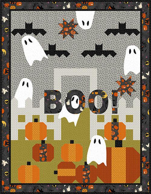No Tricks, Just Treats Halloween is Coming Quilt Kit-Henry Glass Fabrics-My Favorite Quilt Store