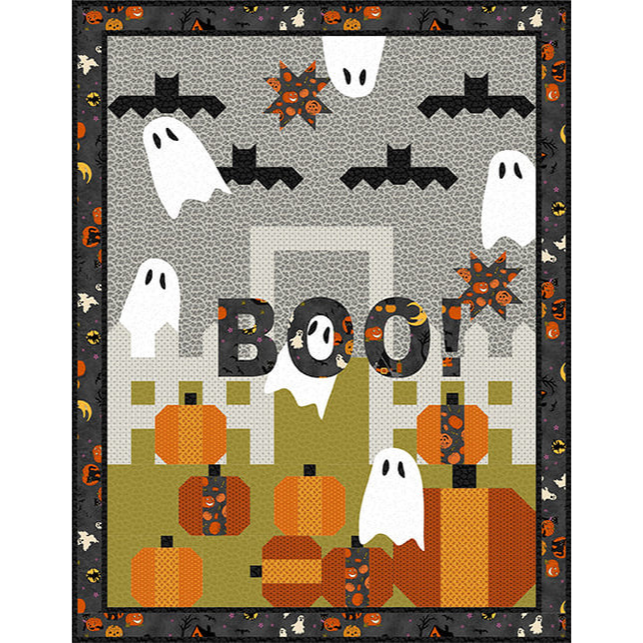 No Tricks, Just Treats Halloween is Coming Quilt Kit