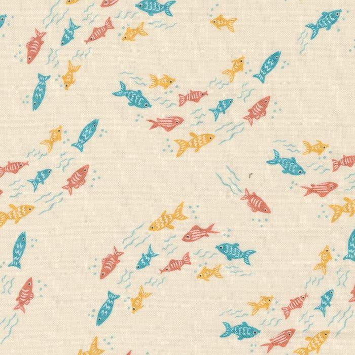 Noah's Ark Cloud Fishy Fish Fabric-Moda Fabrics-My Favorite Quilt Store