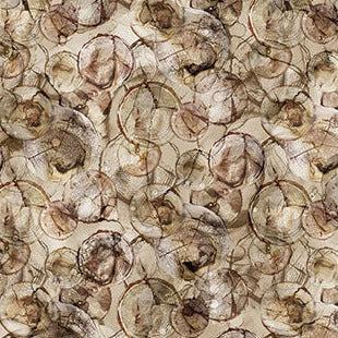 Northern Peaks Taupe Tree Rings Fabric-Northcott Fabrics-My Favorite Quilt Store