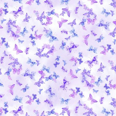 Notting Hill Lilac Butterfly Oasis Fabric-Michael Miller Fabrics-My Favorite Quilt Store