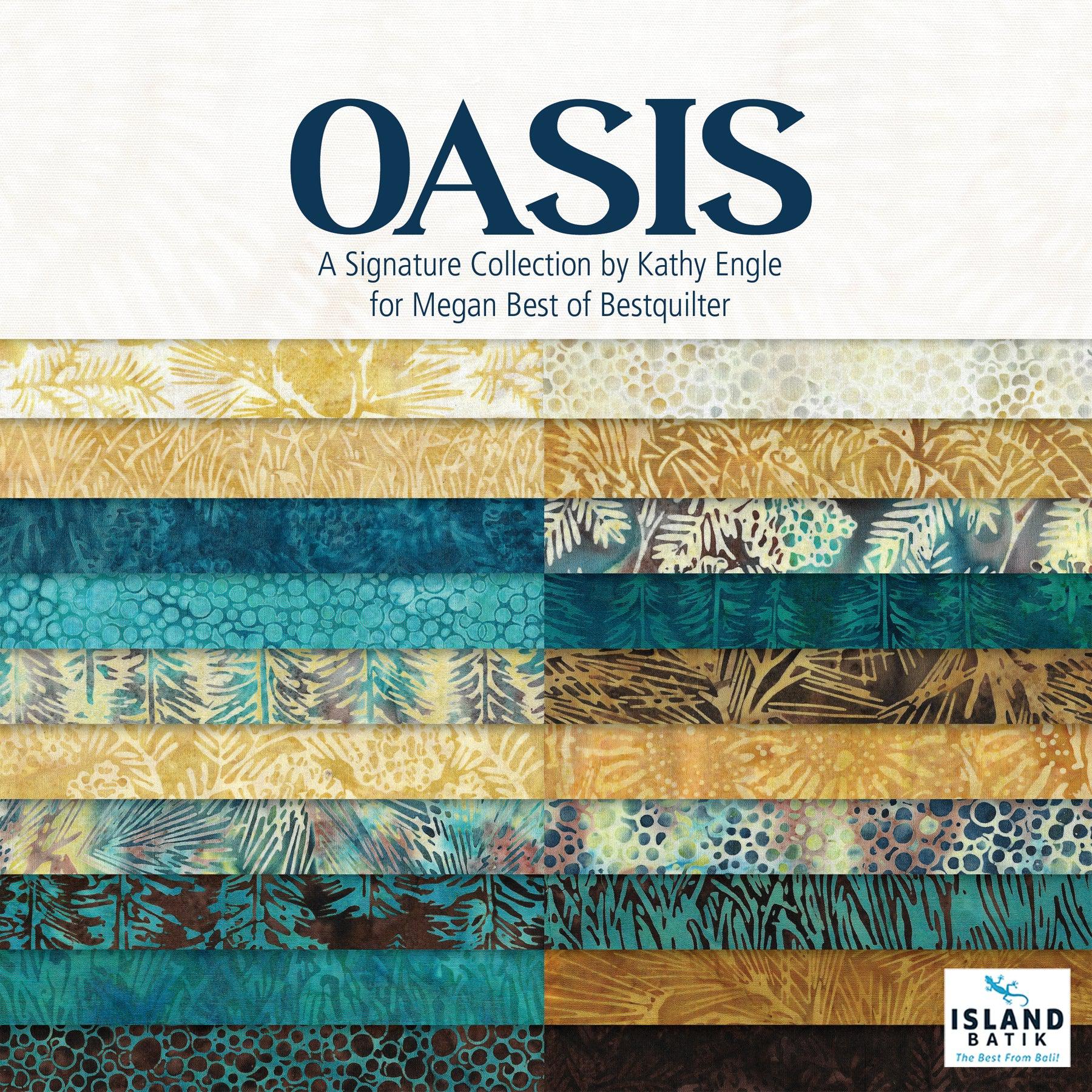 Oasis Batik 10" Island Stack-Island Batik-My Favorite Quilt Store