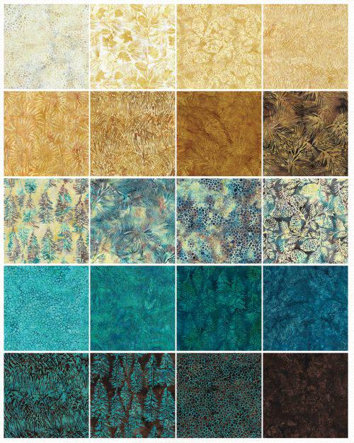 Oasis Batik 2½" Strip Set-Island Batik-My Favorite Quilt Store