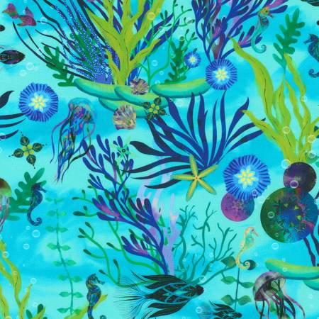 Oceanica Aqua Underwater Fabric