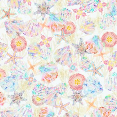 Oceanica Natural Shells Fabric