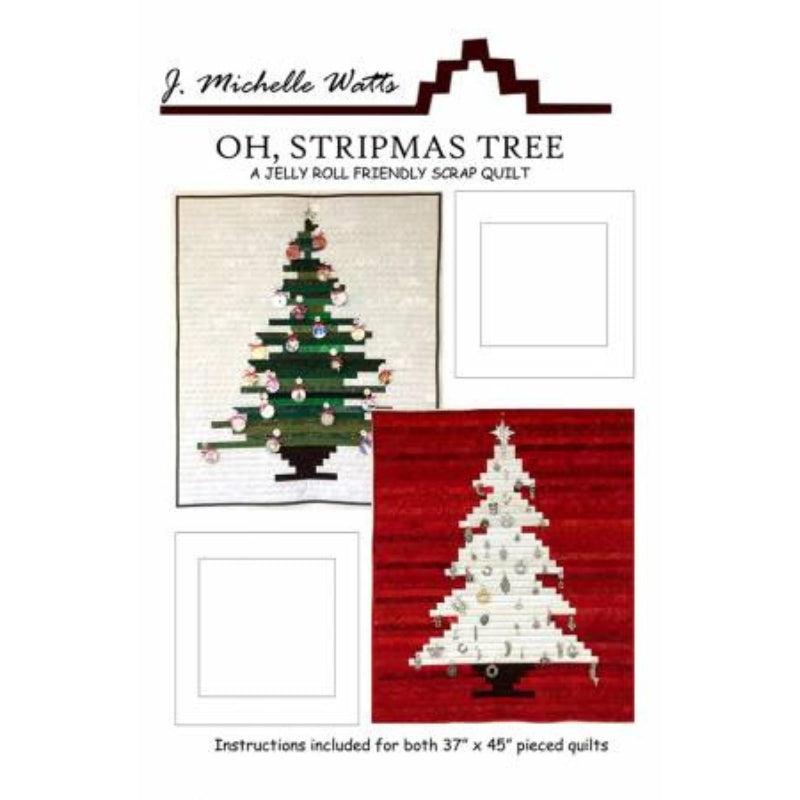 Oh, Stripmas Tree Quilt Pattern-J Michelle Watts-My Favorite Quilt Store