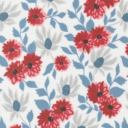 Old Glory Cloud Liberty Florals Fabric