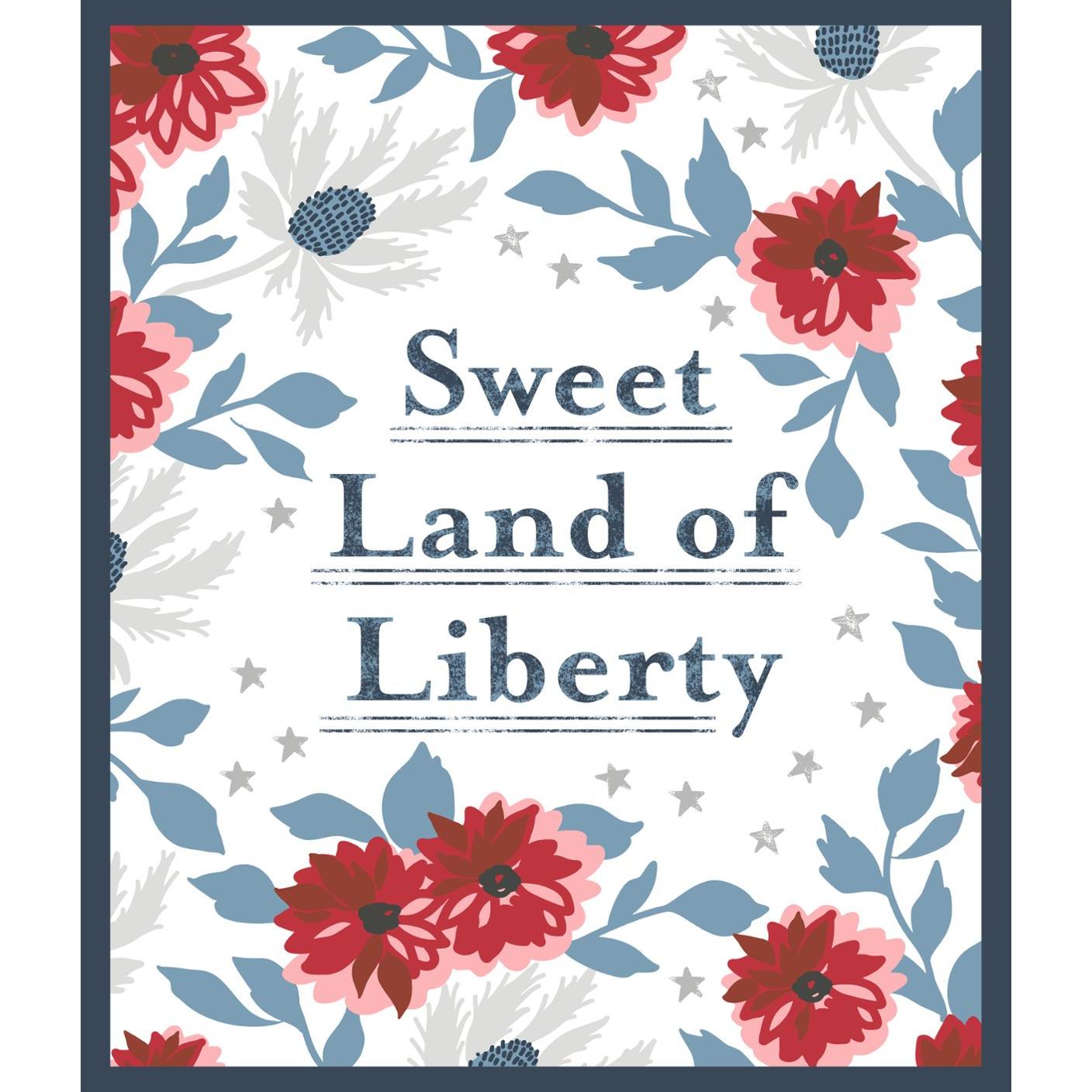 Old Glory Multi Sweet Land of Liberty 36" Panel