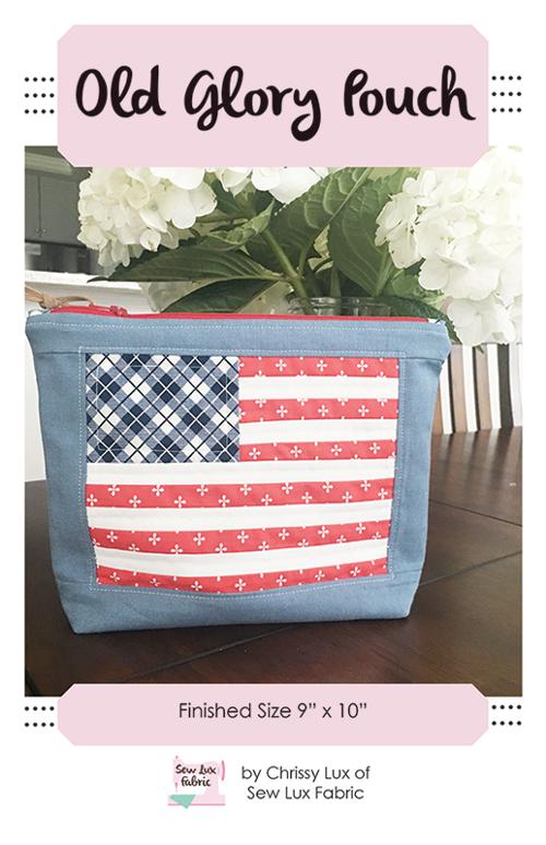 Old Glory Pouch Pattern-Moda Fabrics-My Favorite Quilt Store