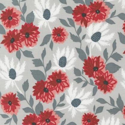 Old Glory Silver Liberty Florals Fabric-Moda Fabrics-My Favorite Quilt Store