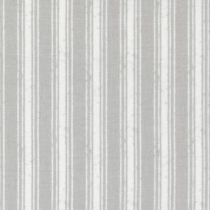 Old Glory Silver Rural Stripes Fabric