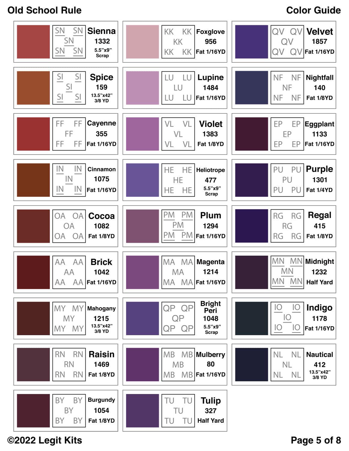 Old School Rule Pattern-Legit Kits-My Favorite Quilt Store
