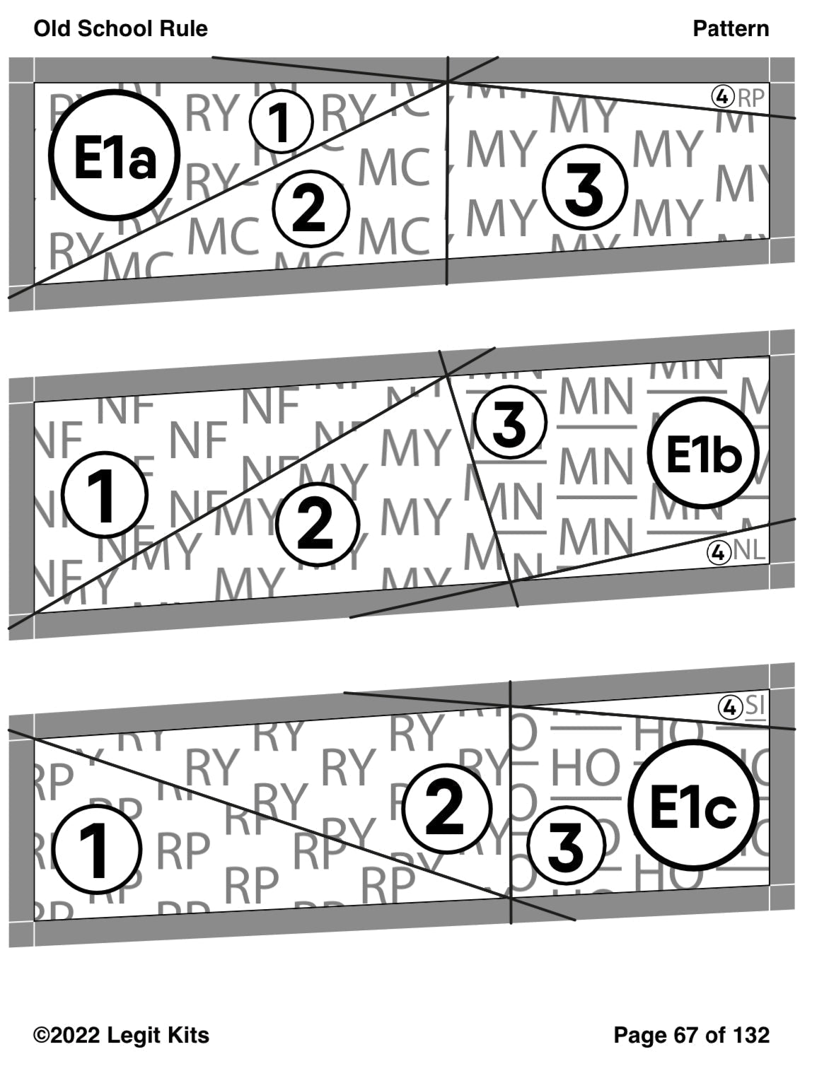 Old School Rule Pattern-Legit Kits-My Favorite Quilt Store