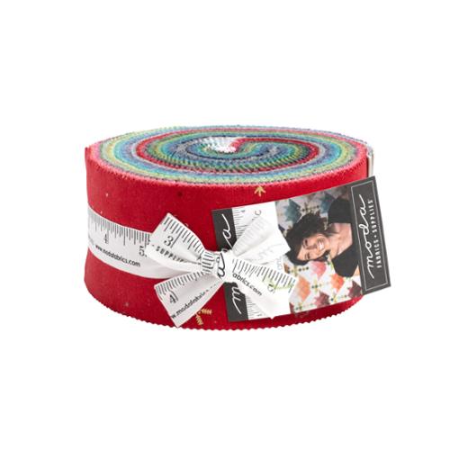 Ombre Flurries Metallic 2 1/2" Jelly Roll