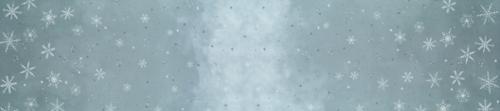 Ombre Flurries Platinum Metallic Snowflakes Fabric-Moda Fabrics-My Favorite Quilt Store