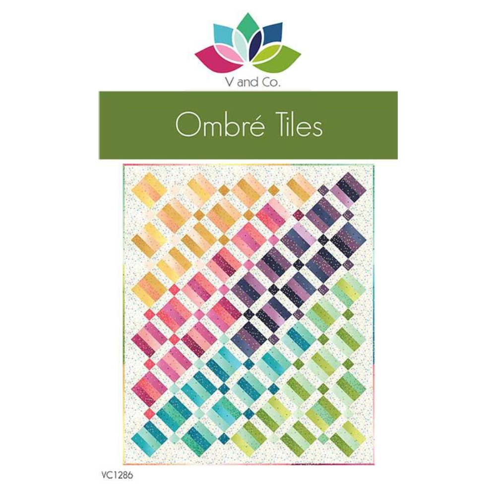 Ombre Tiles Quilt Pattern-Moda Fabrics-My Favorite Quilt Store