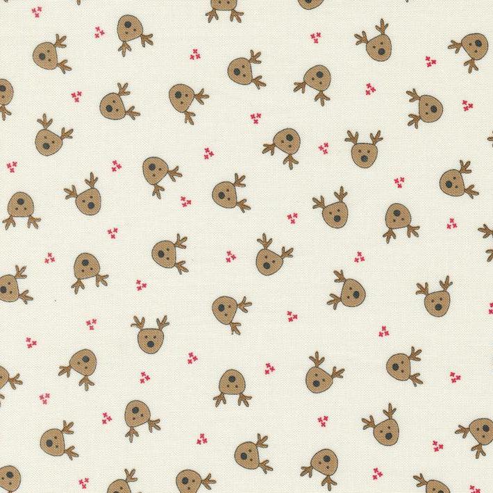 On Dasher Vanilla Reindeer Fabric-Moda Fabrics-My Favorite Quilt Store