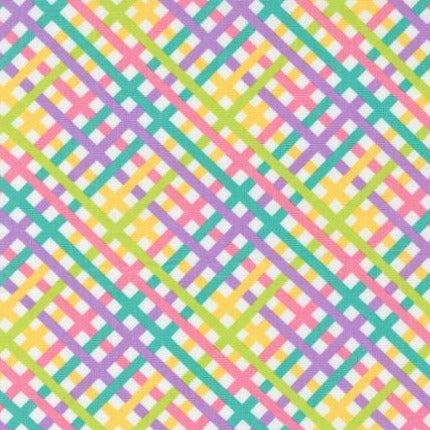 On The Bright Side Sugar Multi Plaid Fabric