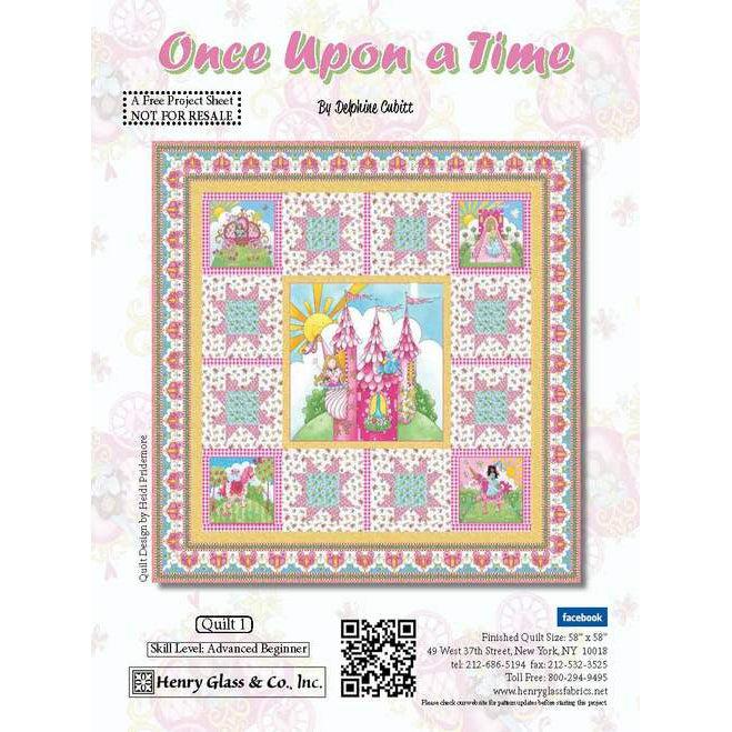 Once Upon A Time Panel Quilt Pattern - Free Digital Download