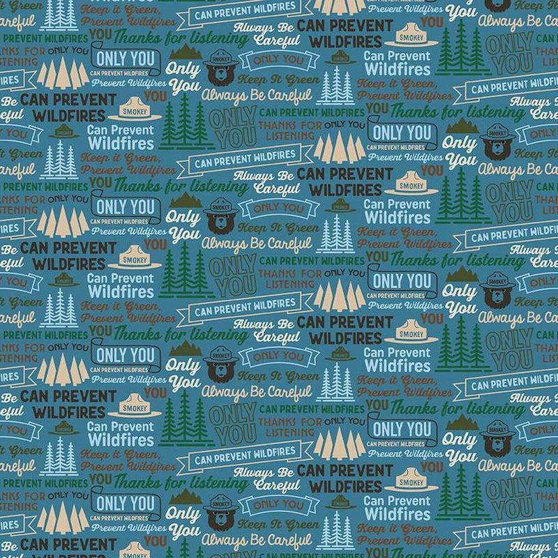 Only You Cadet Catchphrase Fabric-Riley Blake Fabrics-My Favorite Quilt Store