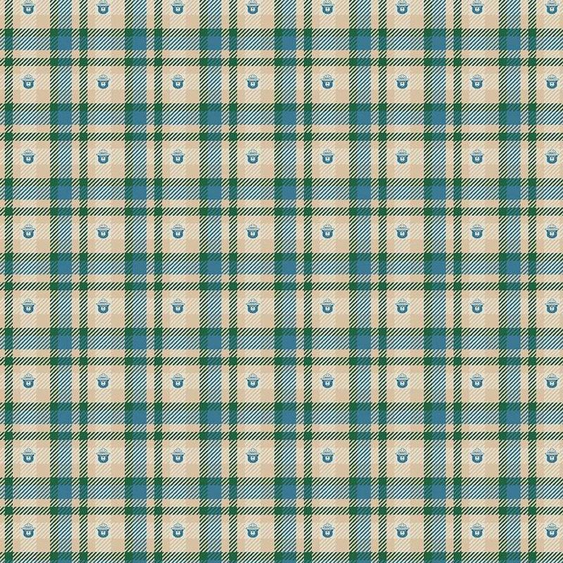 Only You Cadet Plaid Fabric