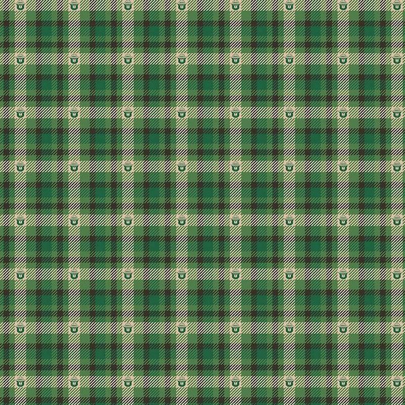 Only You Forest Plaid Fabric-Riley Blake Fabrics-My Favorite Quilt Store